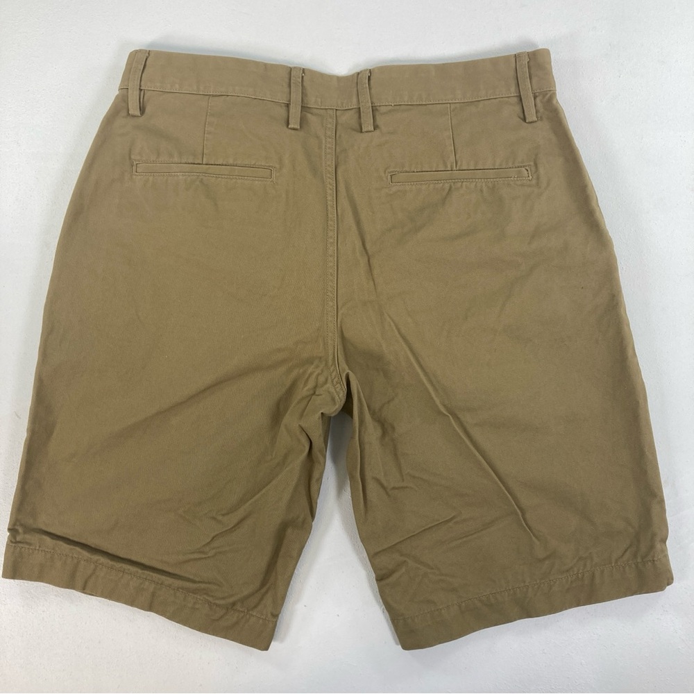 GAP Khakis Lived In Flat Front Chino Shorts Tan Men's Size 34 Summer Outdoor - Picture 8 of 16